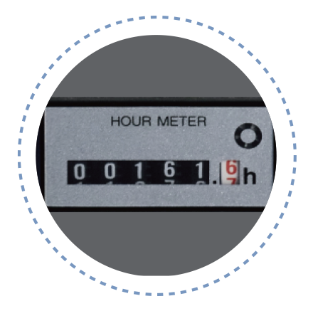 Счётчик моточасов, 1 шт.